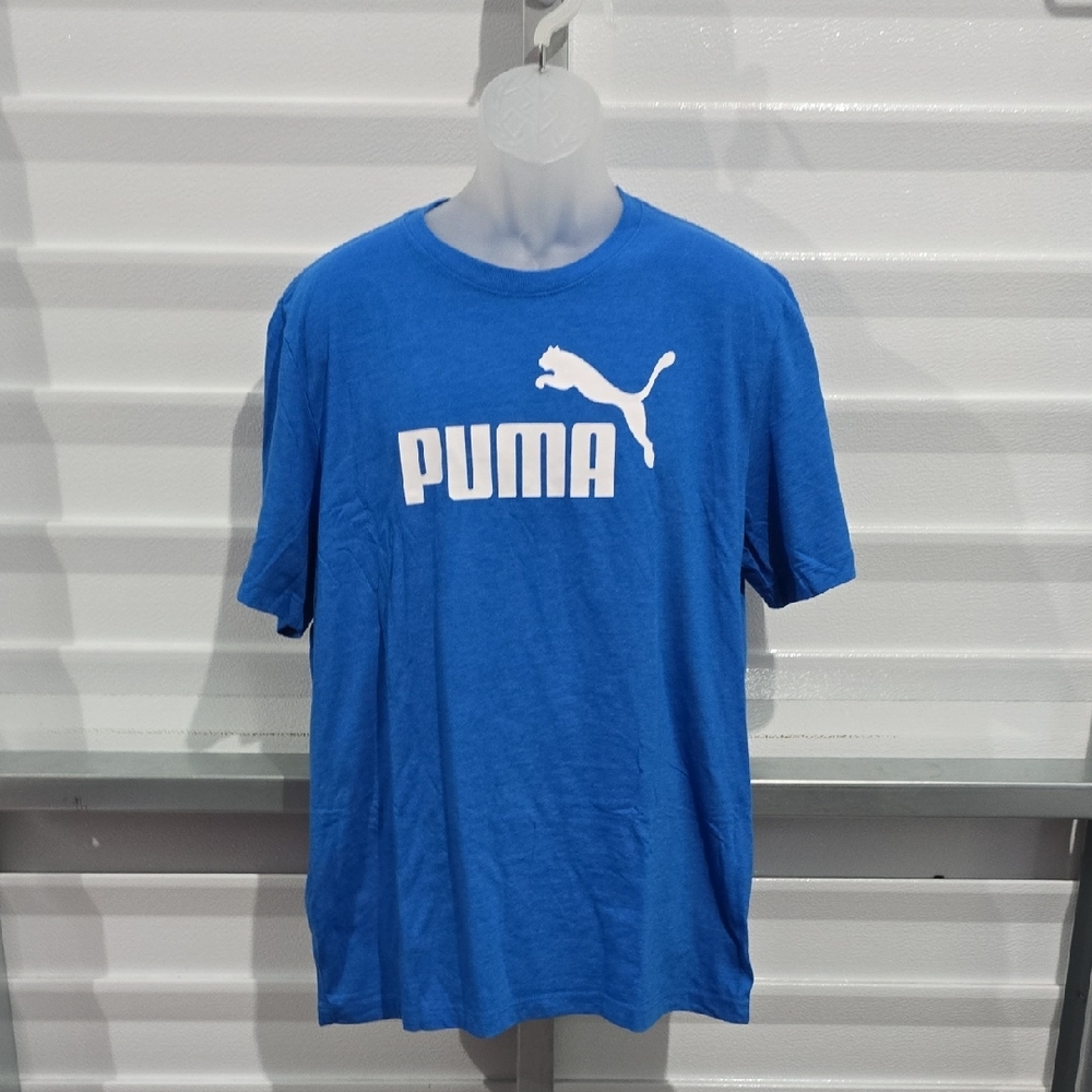Puma Blue Short Sleeve Tees Vibrant Crew Neck Size XL NWOT
